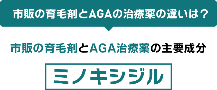 実は同じ?市販の育毛剤とAGA治療薬の主要成分 ミノキシジル